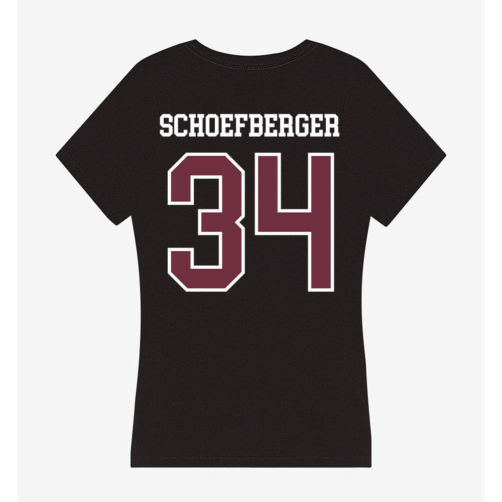 Mississippi State - NCAA Women's Soccer : Naila Schoefberger - Women's V-Neck T-Shirt-1