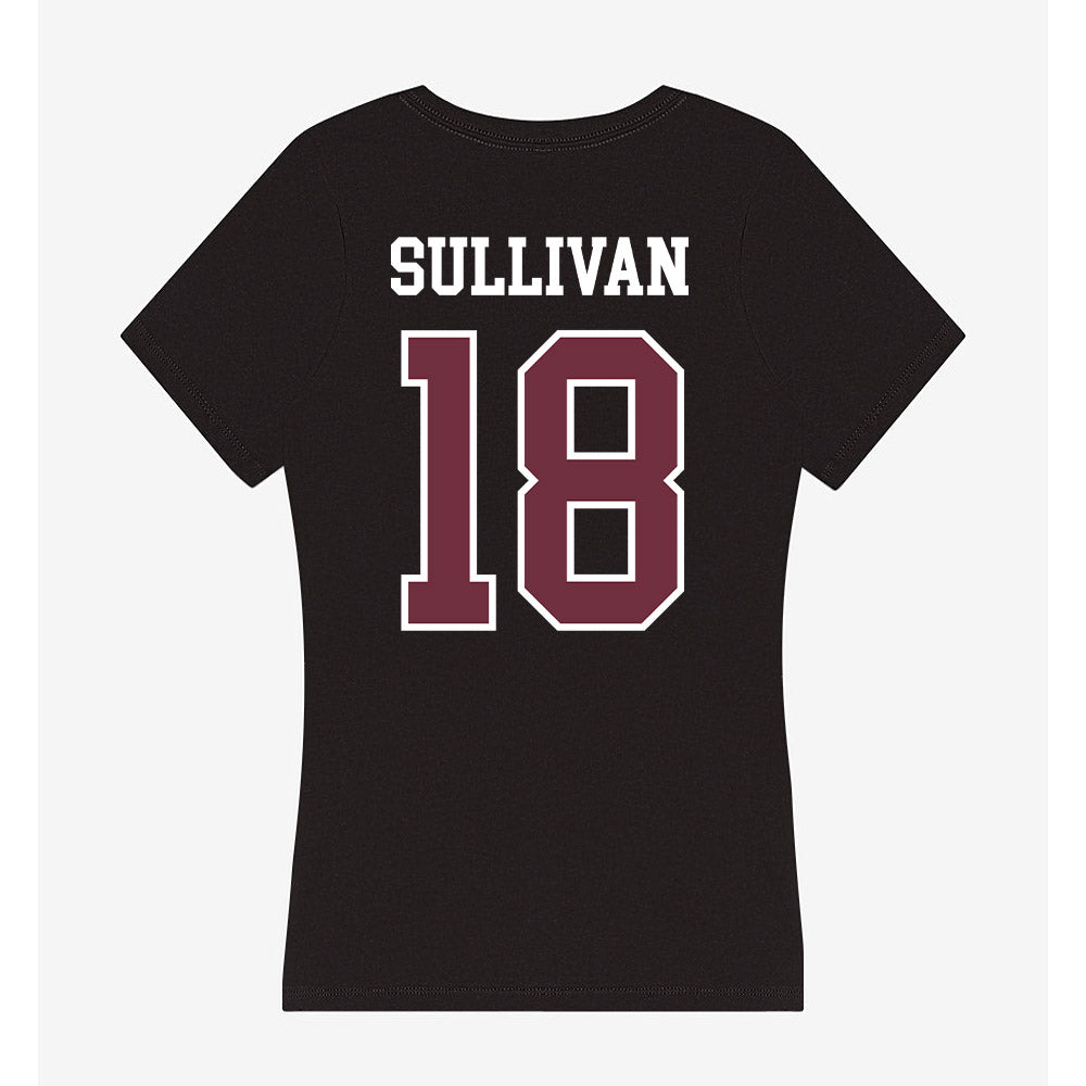 Mississippi State - NCAA Baseball : Noah Sullivan - Women's V-Neck T-Shirt-1