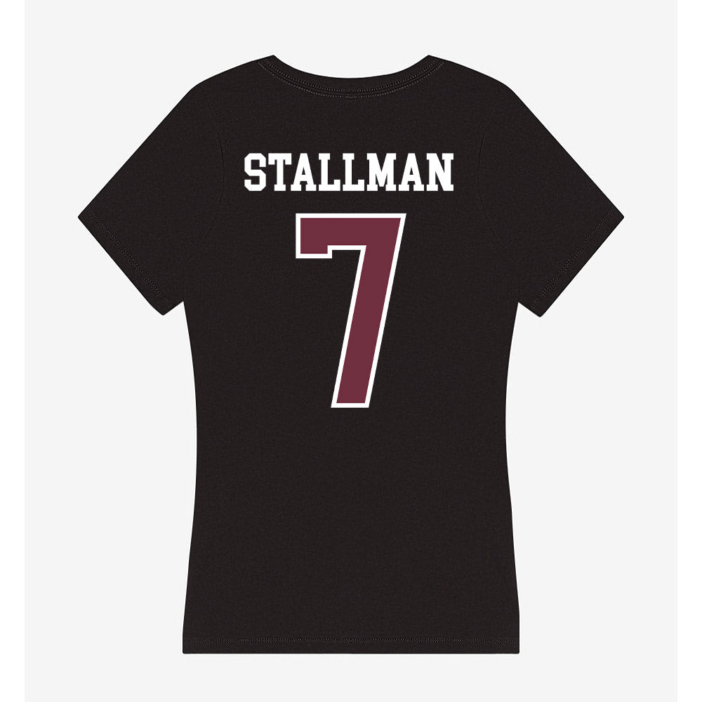 Mississippi State - NCAA Baseball : Reed Stallman - Women's V-Neck T-Shirt-1