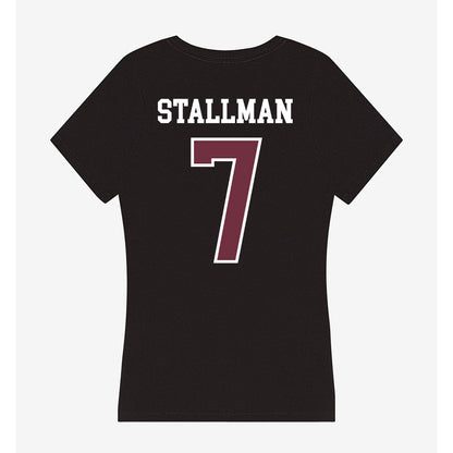 Mississippi State - NCAA Baseball : Reed Stallman - Women's V-Neck T-Shirt-1