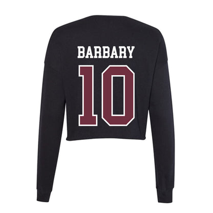 Mississippi State - NCAA Softball : Nadia Barbary - Women's Cropped Crew Fleece-1