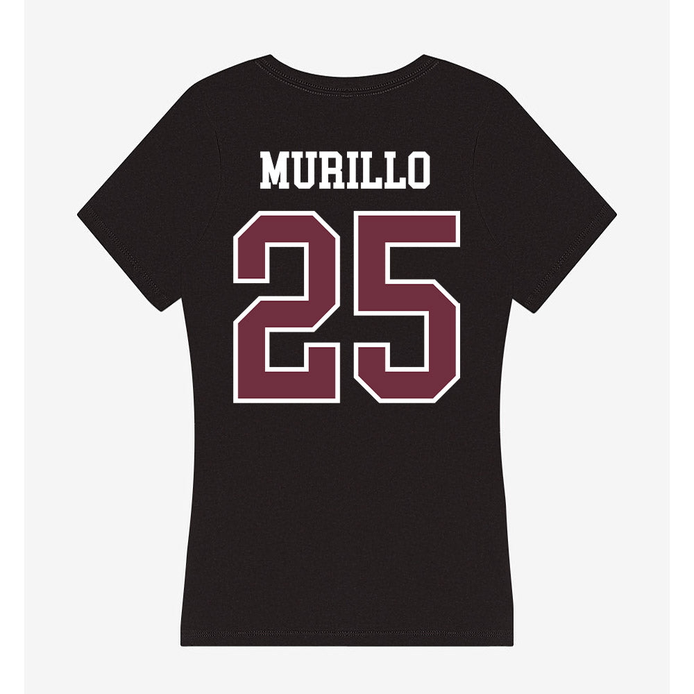 Mississippi State - NCAA Women's Soccer : Laila Murillo - Women's V-Neck T-Shirt-1