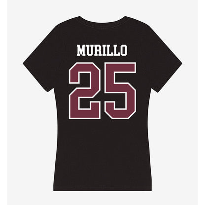 Mississippi State - NCAA Women's Soccer : Laila Murillo - Women's V-Neck T-Shirt-1