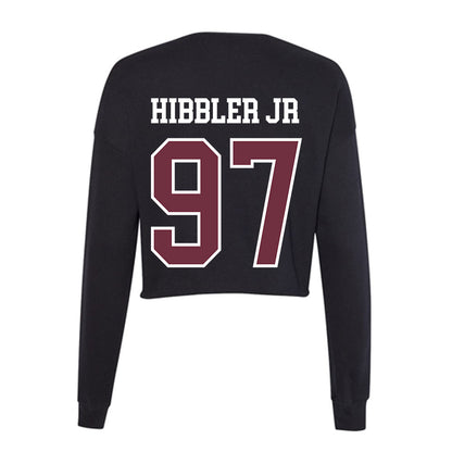 Mississippi State - NCAA Football : Terrance Hibbler Jr - Women's Cropped Crew Fleece-1