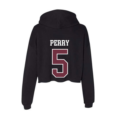 Mississippi State - NCAA Women's Soccer : ally perry - Women's Crop Fleece Hoodie-1