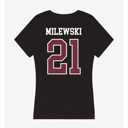 Mississippi State - NCAA Baseball : Kevin Milewski - Women's V-Neck T-Shirt-1