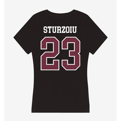 Mississippi State - NCAA Women's Volleyball : Ashley Sturzoiu - Women's V-Neck T-Shirt-1