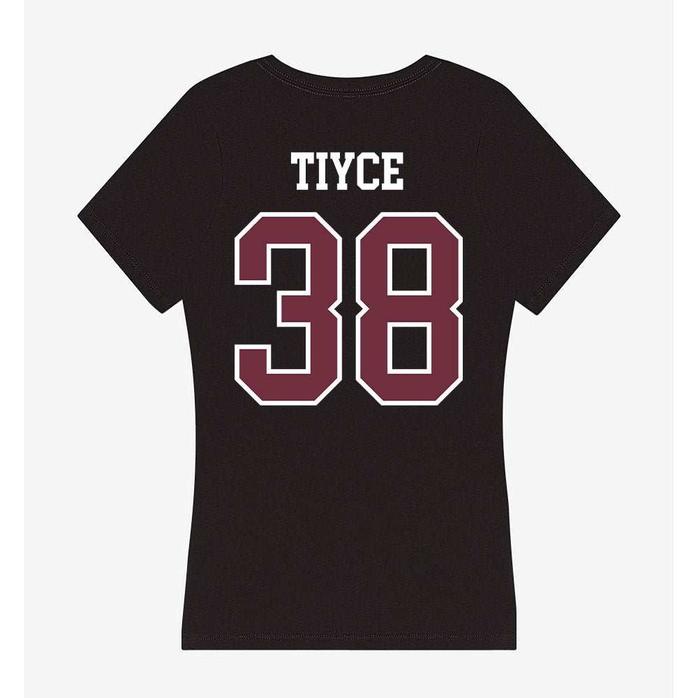 Mississippi State - NCAA Football : Nathan Tiyce - Women's V-Neck T-Shirt-1