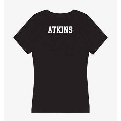 Mississippi State - NCAA Women's Track & Field : Rickea Atkins - Women's V-Neck T-Shirt-1