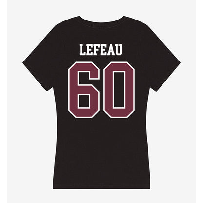 Mississippi State - NCAA Football : Matthew Lefeau - Women's V-Neck T-Shirt-1