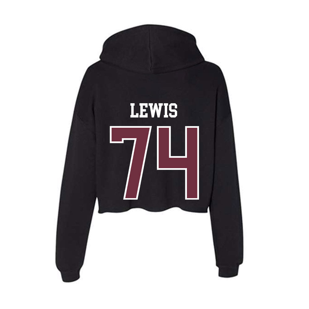 Mississippi State - NCAA Football : Jimothy Lewis - Women's Crop Fleece Hoodie-1