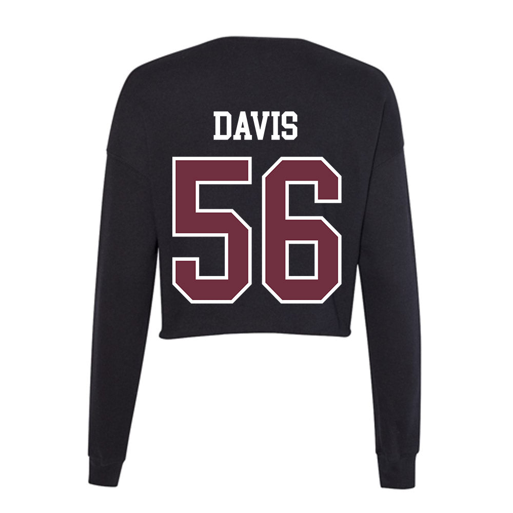 Mississippi State - NCAA Football : Wesley Davis - Women's Cropped Crew Fleece-1
