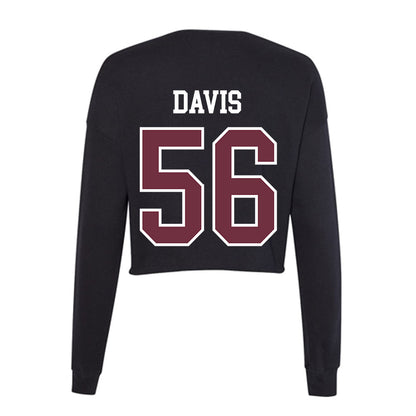 Mississippi State - NCAA Football : Wesley Davis - Women's Cropped Crew Fleece-1