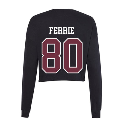 Mississippi State - NCAA Football : Kyle Ferrie - Women's Cropped Crew Fleece-1