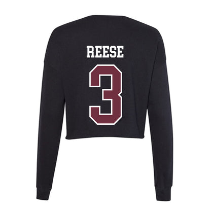 Mississippi State - NCAA Baseball : Ace Reese - Women's Cropped Crew Fleece-1