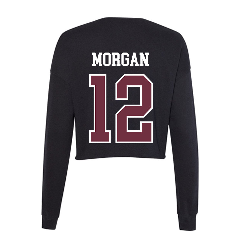Mississippi State - NCAA Football : Asher Morgan - Women's Cropped Crew Fleece-1