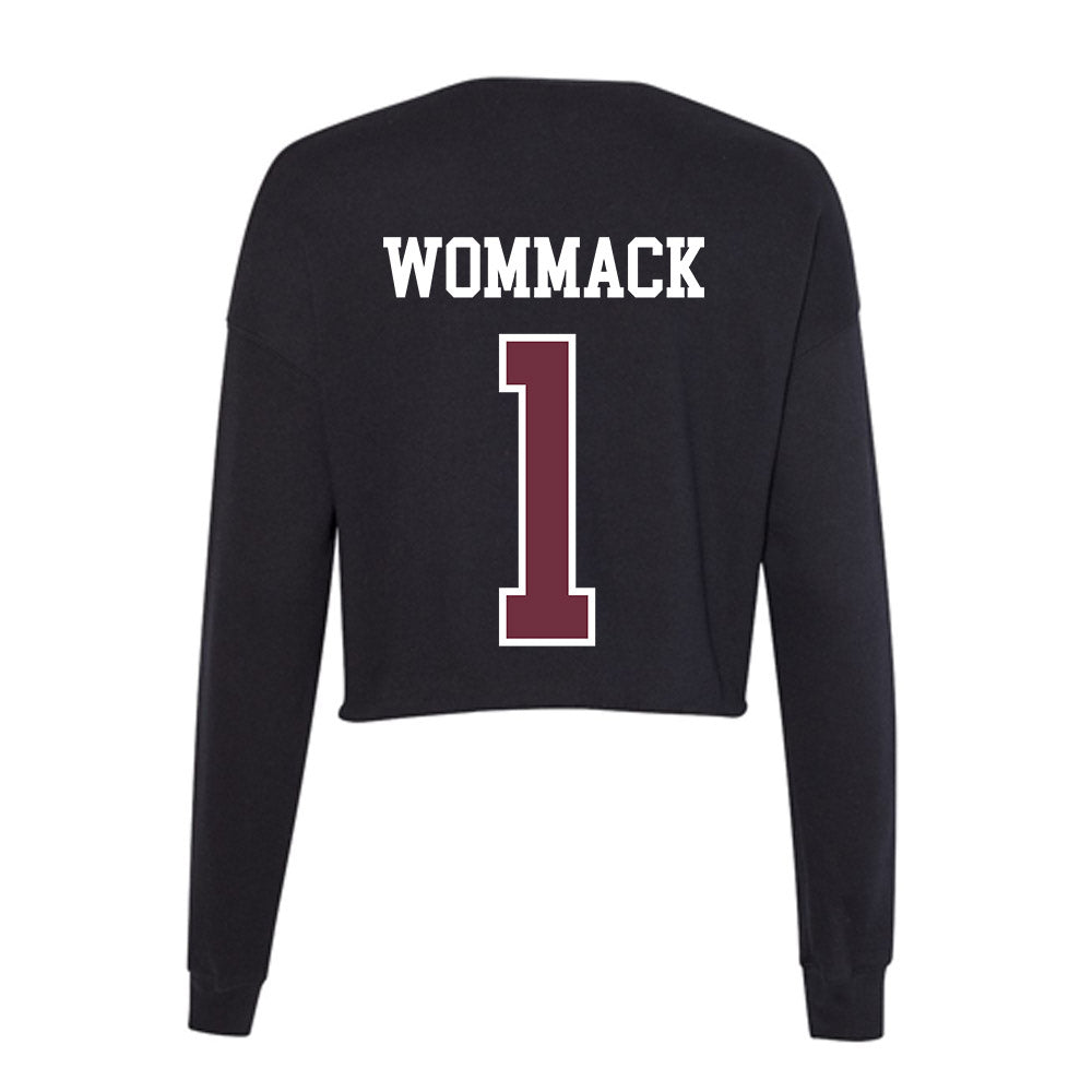 Mississippi State - NCAA Women's Soccer : Sarah Wommack - Women's Cropped Crew Fleece-1
