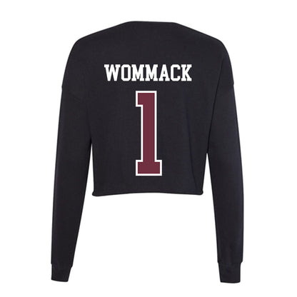 Mississippi State - NCAA Women's Soccer : Sarah Wommack - Women's Cropped Crew Fleece-1