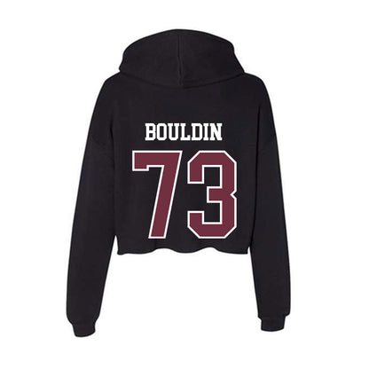 Mississippi State - NCAA Football : Jaekwon Bouldin - Women's Crop Fleece Hoodie-1