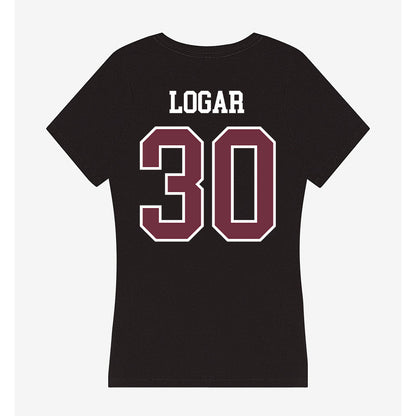 Mississippi State - NCAA Baseball : Jackson Logar - Women's V-Neck T-Shirt-1