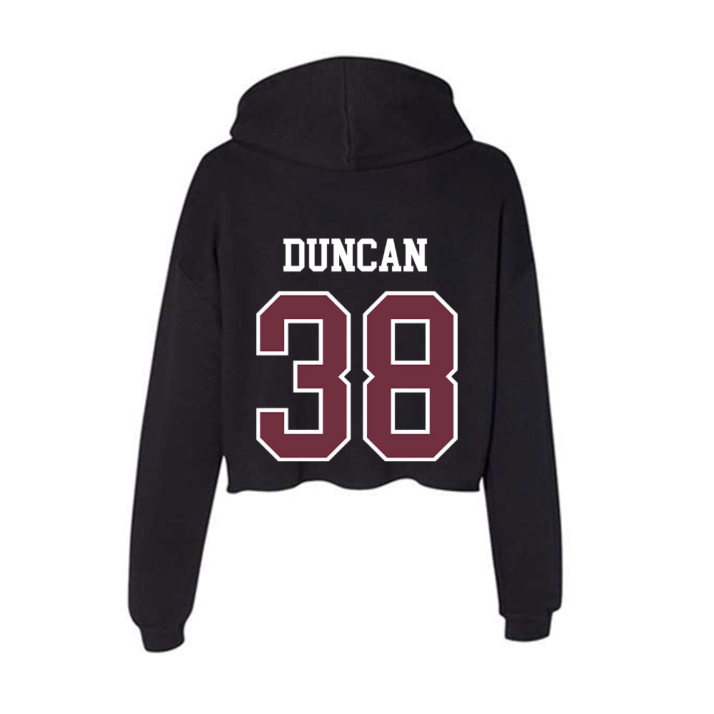 Mississippi State - NCAA Football : Ashtanyrein Duncan - Women's Crop Fleece Hoodie-1