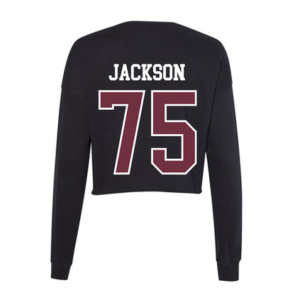 Mississippi State - NCAA Football : Jacoby Jackson - Women's Cropped Crew Fleece-1