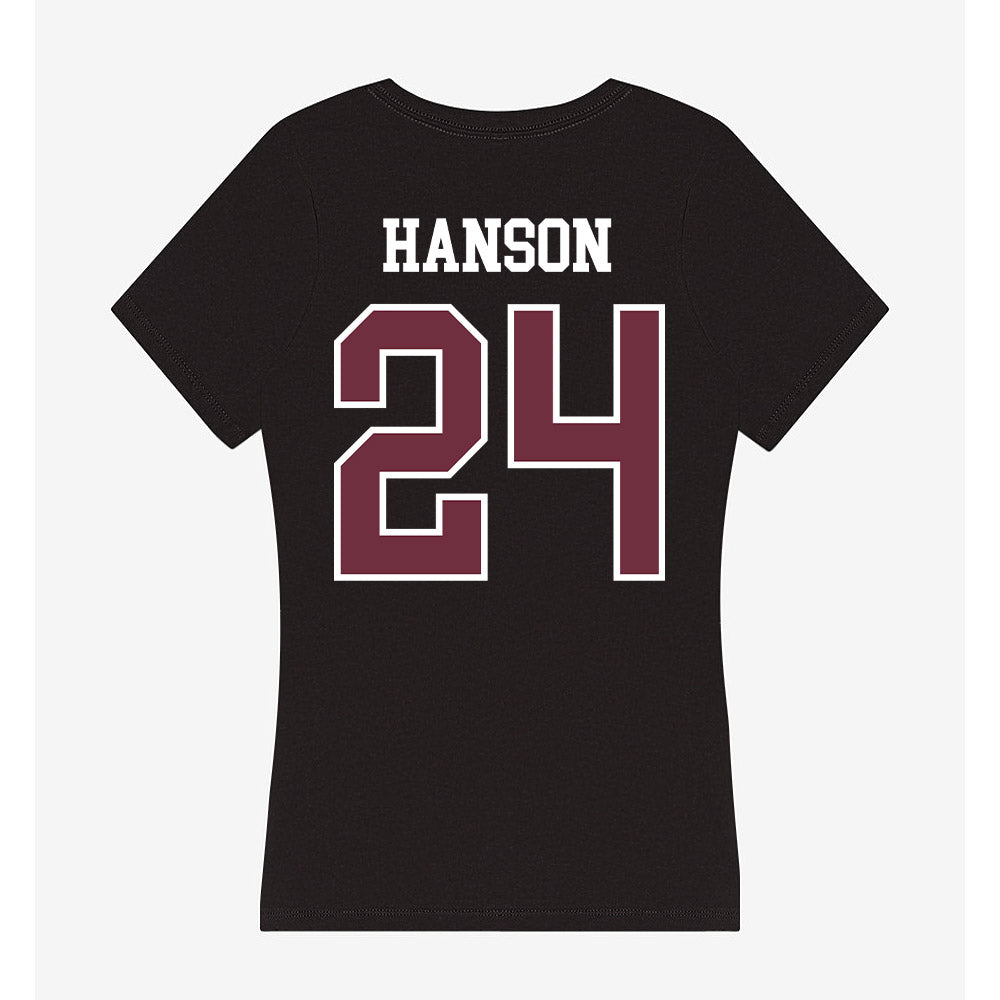 Mississippi State - NCAA Women's Volleyball : Cayley Hanson - Women's V-Neck T-Shirt-1