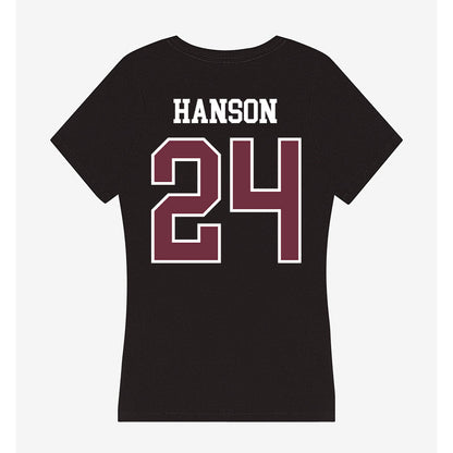 Mississippi State - NCAA Women's Volleyball : Cayley Hanson - Women's V-Neck T-Shirt-1