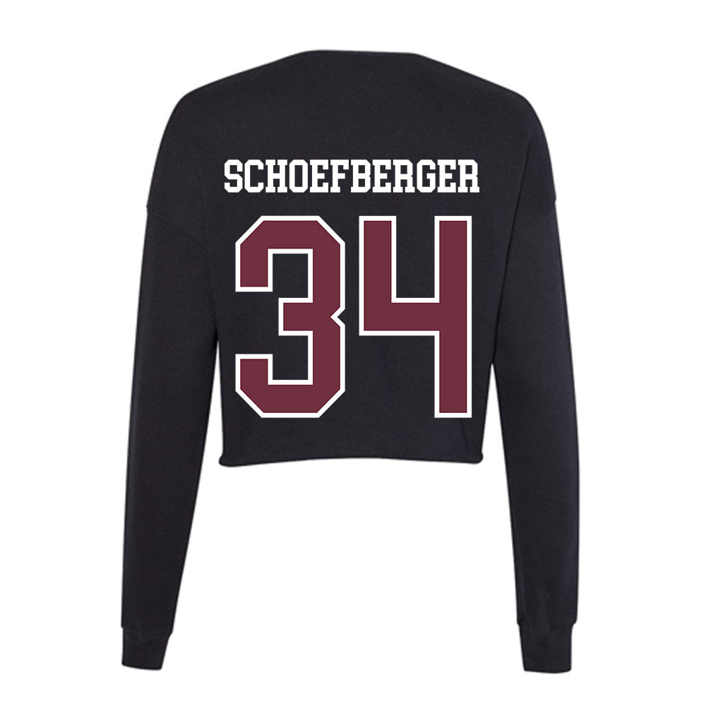 Mississippi State - NCAA Women's Soccer : Naila Schoefberger - Women's Cropped Crew Fleece-1