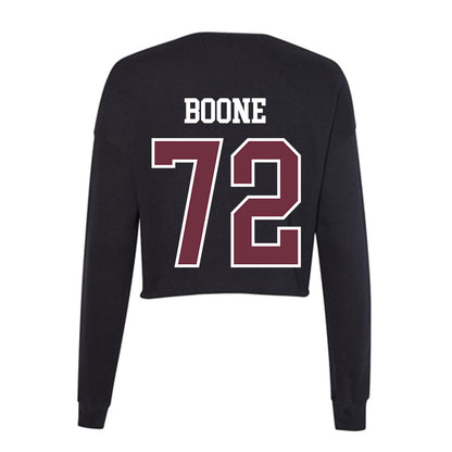 Mississippi State - NCAA Football : Canon Boone - Women's Cropped Crew Fleece-1