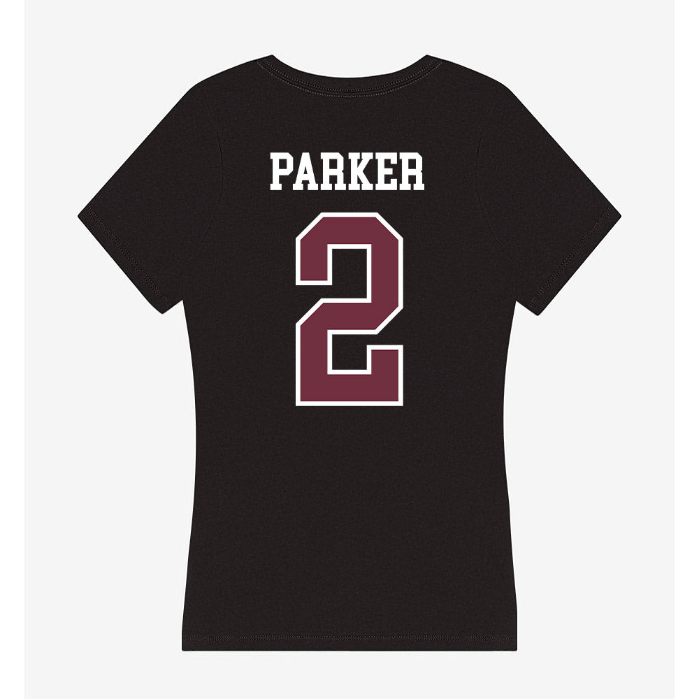 Mississippi State - NCAA Baseball : Jacob Parker - Women's V-Neck T-Shirt-1