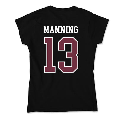 Mississippi State - NCAA Football : Jahron Manning - Soft Style Women’s T-Shirt-1