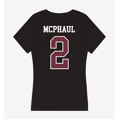 Mississippi State - NCAA Women's Basketball : Destiney McPhaul - Women's V-Neck T-Shirt-1