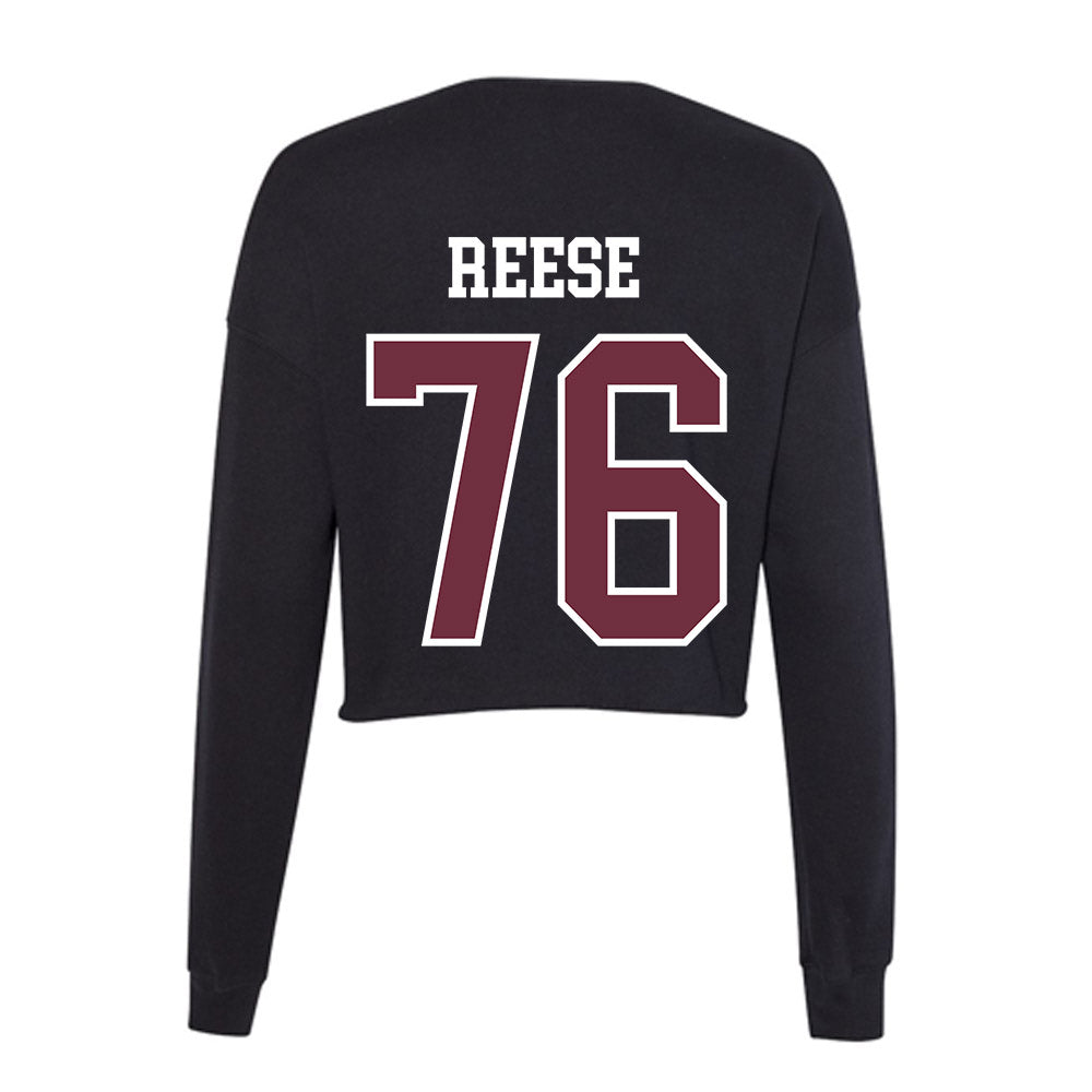 Mississippi State - NCAA Football : Albert Reese - Women's Cropped Crew Fleece-1