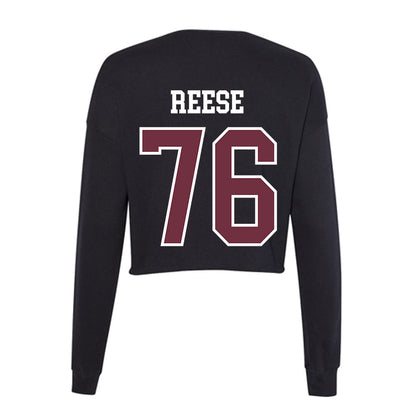 Mississippi State - NCAA Football : Albert Reese - Women's Cropped Crew Fleece-1