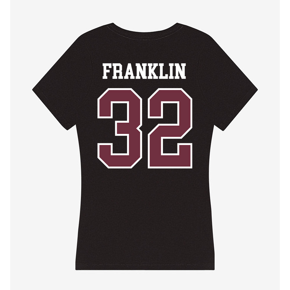 Mississippi State - NCAA Football : Doug Franklin - Women's V-Neck T-Shirt-1