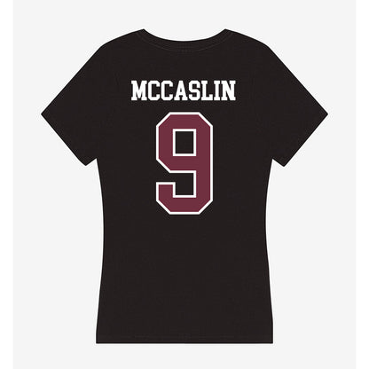 Mississippi State - NCAA Women's Soccer : Gabrielle Mccaslin - Women's V-Neck T-Shirt-1