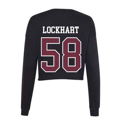 Mississippi State - NCAA Football : Tj Lockhart - Women's Cropped Crew Fleece-1