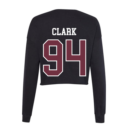 Mississippi State - NCAA Football : Corey Clark - Women's Cropped Crew Fleece-1