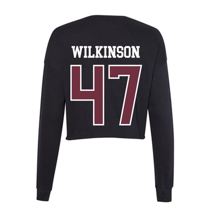 Mississippi State - NCAA Football : William Wilkinson - Women's Cropped Crew Fleece-1