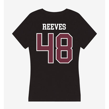 Mississippi State - NCAA Football : Turner Reeves - Women's V-Neck T-Shirt-1