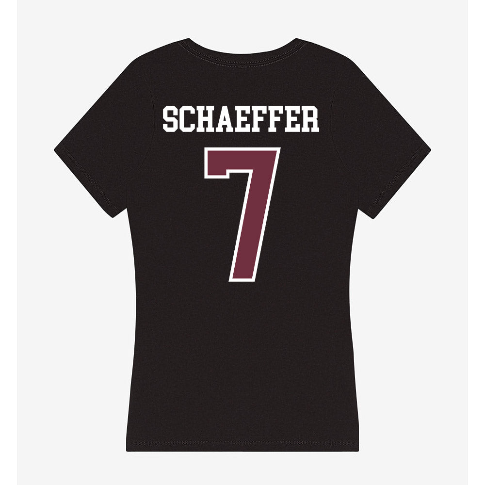 Mississippi State - NCAA Softball : Gabriella Schaeffer - Women's V-Neck T-Shirt-1
