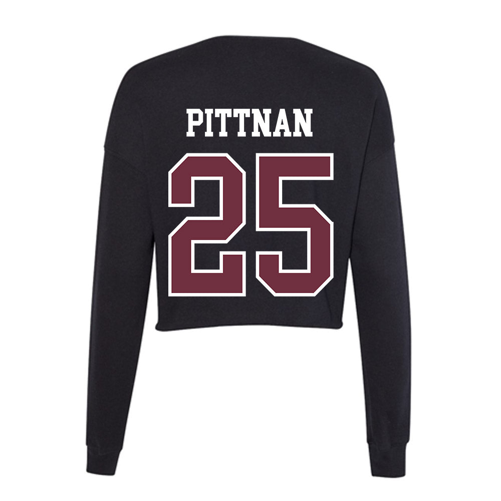 Mississippi State - NCAA Football : Jeffery Pittnan - Women's Cropped Crew Fleece-1