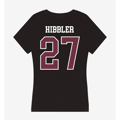 Mississippi State - NCAA Football : Jykeveous Hibbler - Women's V-Neck T-Shirt-1