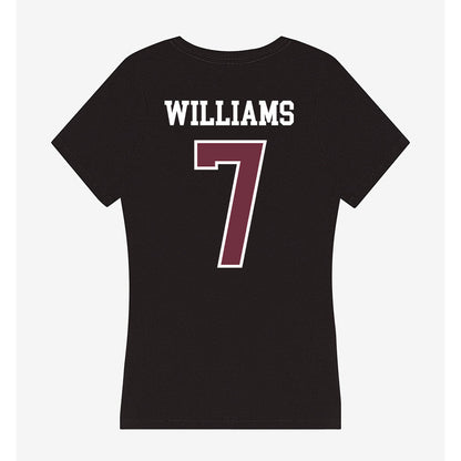 Mississippi State - NCAA Women's Volleyball : Laura Williams - Women's V-Neck T-Shirt-1