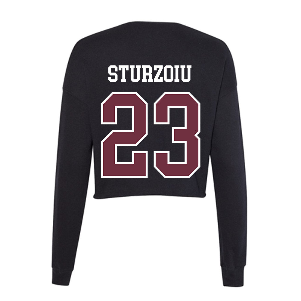 Mississippi State - NCAA Women's Volleyball : Ashley Sturzoiu - Women's Cropped Crew Fleece-1