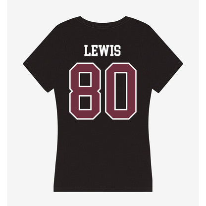 Mississippi State - NCAA Football : Anson Lewis - Women's V-Neck T-Shirt-1