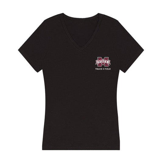 Mississippi State - NCAA Women's Track & Field : Addison Smith - Women's V-Neck T-Shirt-0