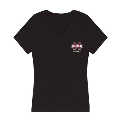Mississippi State - NCAA Football : Anson Lewis - Women's V-Neck T-Shirt-0