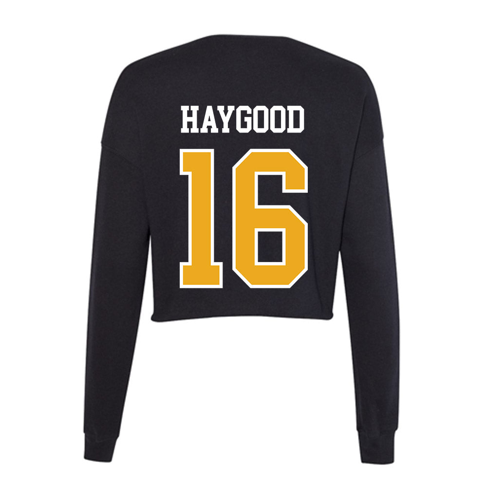 Missouri - NCAA Football : Brendon Haygood - Women's Cropped Crew Fleece-1